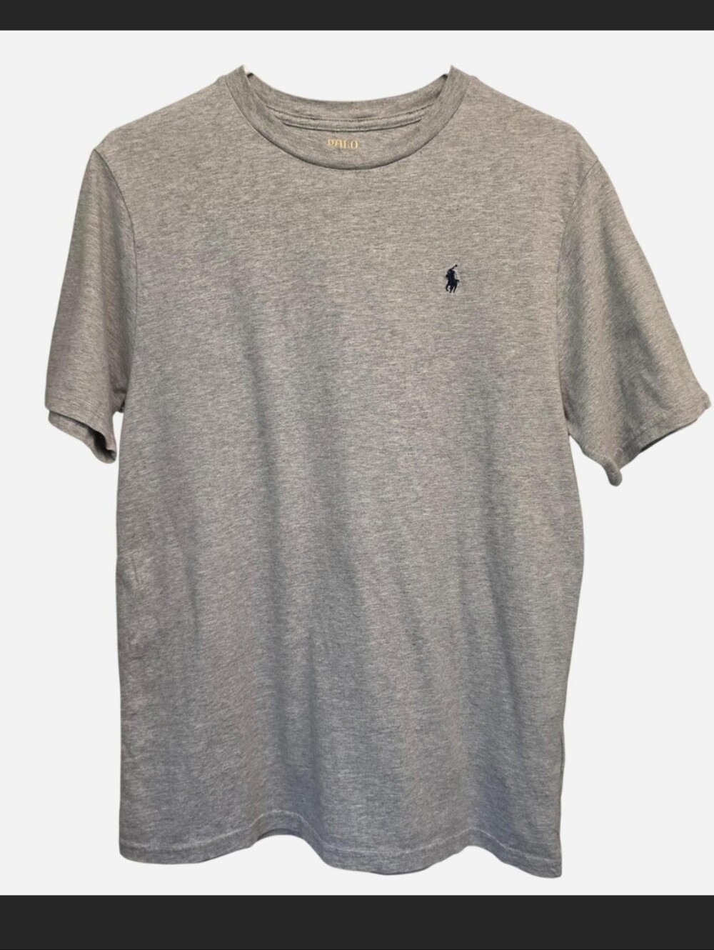 Polo by Ralph Lauren Heather Gray Short-Sleeve Crew Tee XL(18-20)